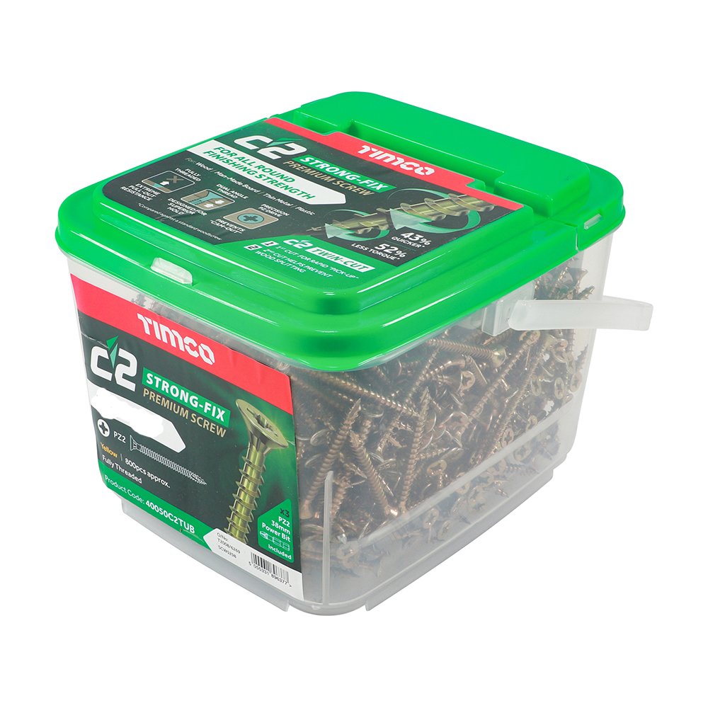 Wood Screws Tubs 4 x 60 mm Timco