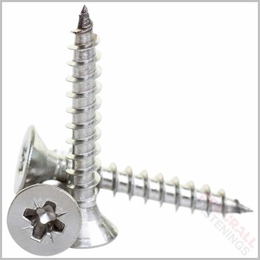 6 x 100mm Stainless Steel Screws