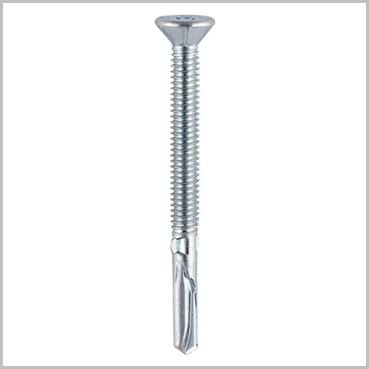 Wing Tip Self Drilling Tek Screws Heavy Steel