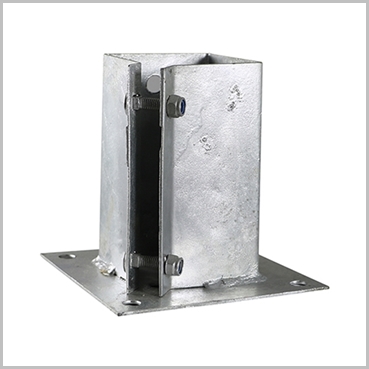 150mm 6 Inch Hot Dipped Galvanised Fence Shoe