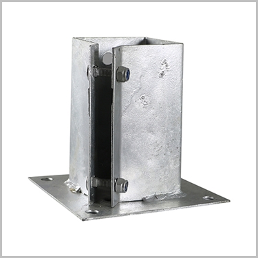 Bolt Down Shoe - Hot Dipped Galvanised 75mm