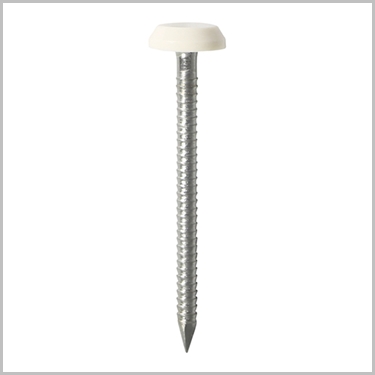 Polymer Headed Nails - White PN50W